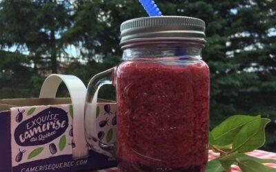Recette : Smoothie Le Mariage Parfait camerises et fraises