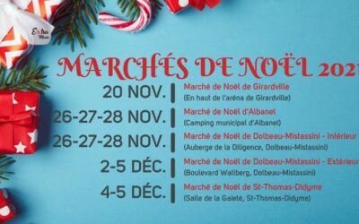 Découvrez les Marchés de Noël 2021 dans le haut du Lac-Saint-Jean