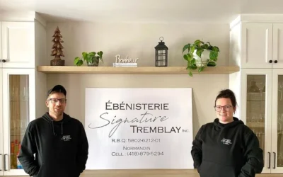 Connaissez-vous Ébénisterie Signature Tremblay, une nouvelle entreprise qui offre des services de conception de plan 3D et de fabrication de meubles sur mesure à Normandin?!