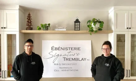 Connaissez-vous Ébénisterie Signature Tremblay, une nouvelle entreprise qui offre des services de conception de plan 3D et de fabrication de meubles sur mesure à Normandin?!