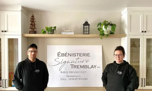 Connaissez-vous Ébénisterie Signature Tremblay, une nouvelle entreprise qui offre des services de conception de plan 3D et de fabrication de meubles sur mesure à Normandin?!
